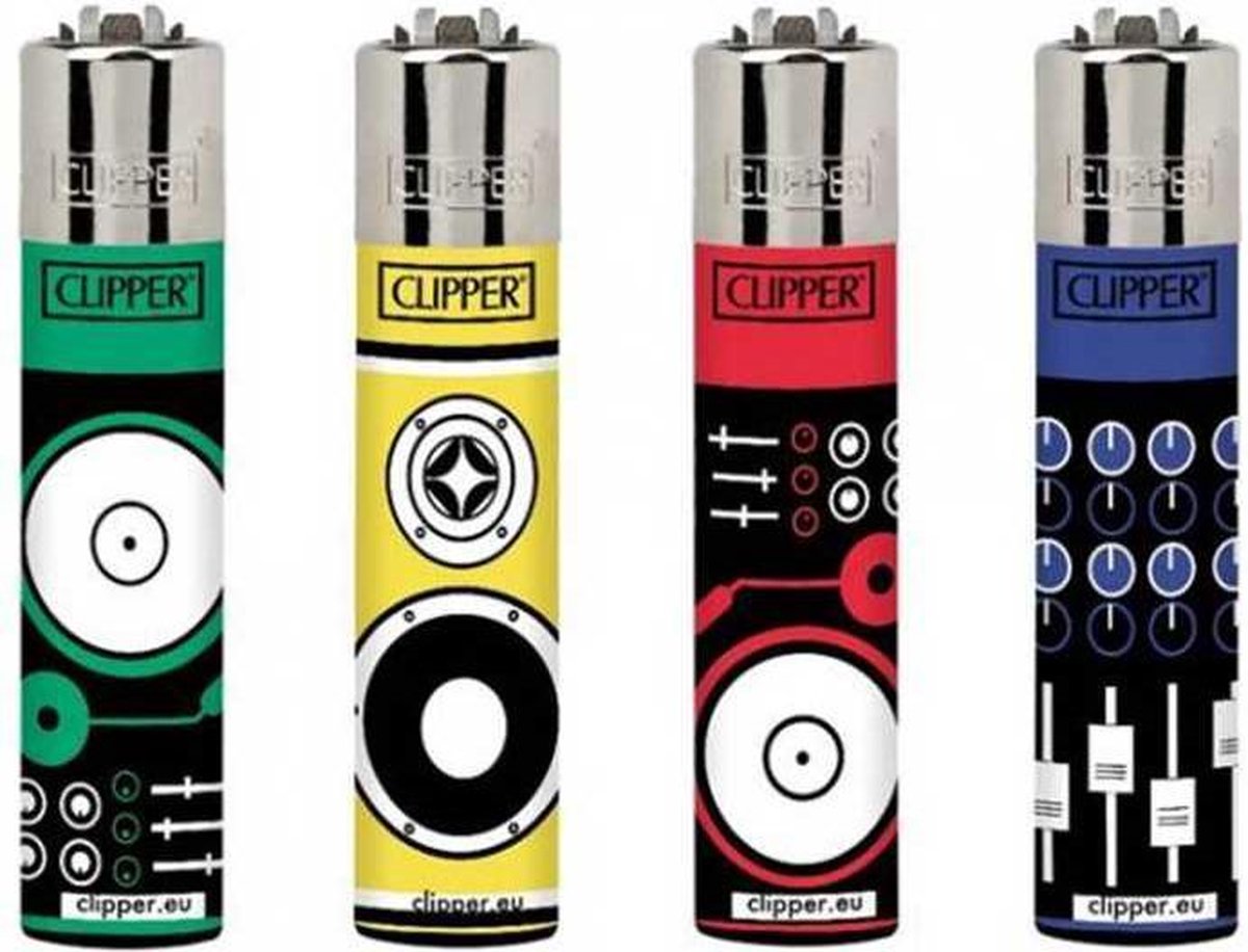 Clipper Aansteker - 4 DJ's - 4 stuks