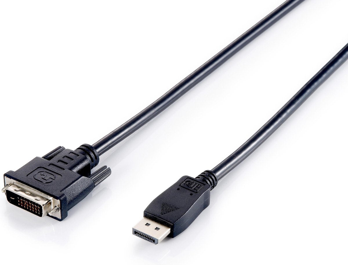 Equip 119336 video kabel adapter 2 m DisplayPort DVI-D Zwart
