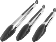 Doodadeals® Luxe BBQ Tangenset – BBQ Tang – Barbecue Tangenset – Vleestang – Serveertang – BBQ Tang RVS – Set van 3 Tangen