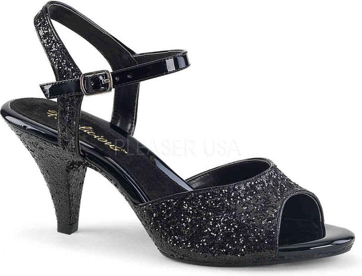 Fabulicious Hoge hakken -39 Shoes- BELLE-309G Zwart