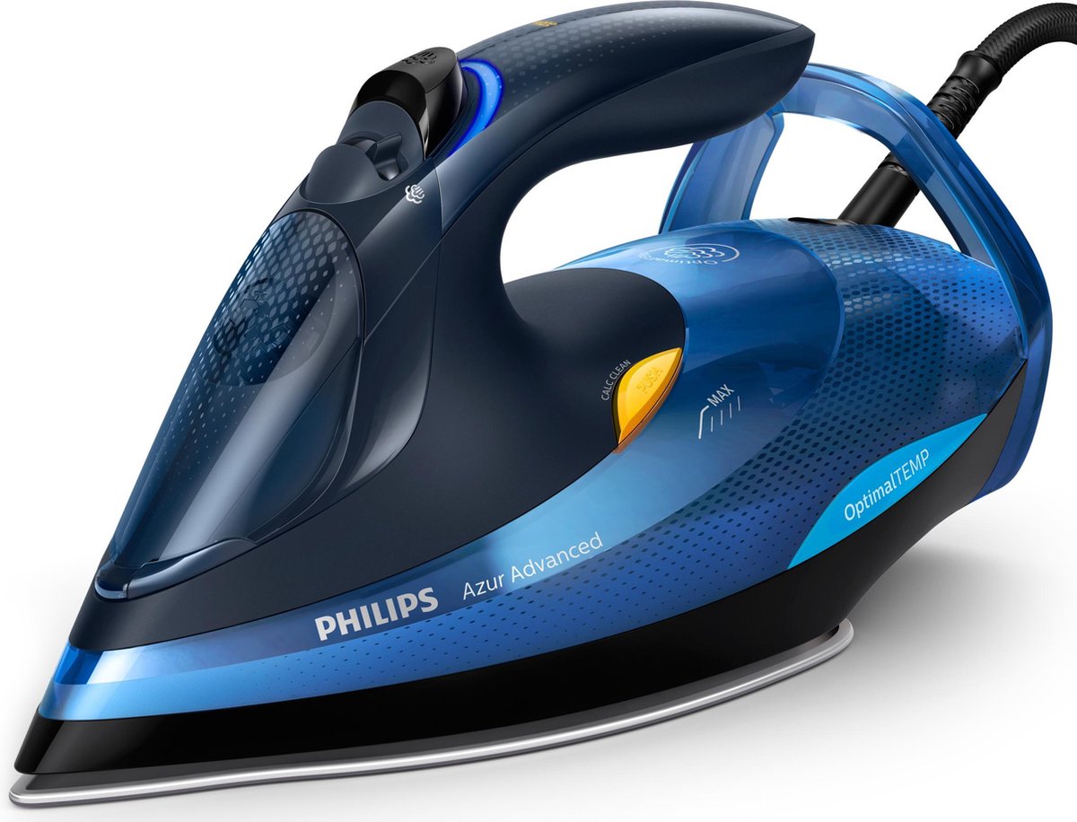Philips Azur Advanced GC4937/20 - Stoomstrijkijzer - Blauw