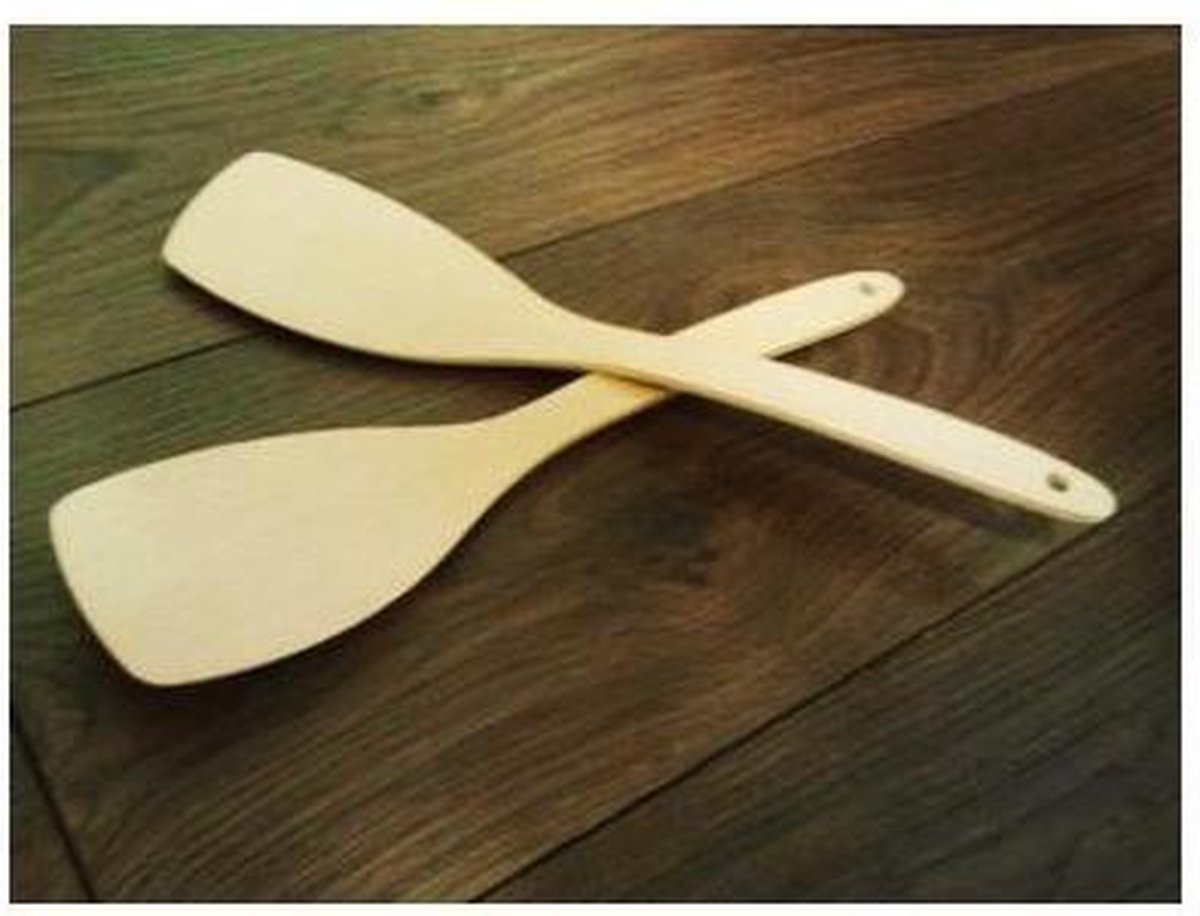 Set van 2 - Houten spatel - 31cm x 7cm - Eppicotispai
