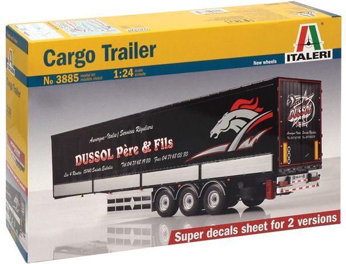 Italeri - Cargo Trailer 1:24 (Ita3885s)