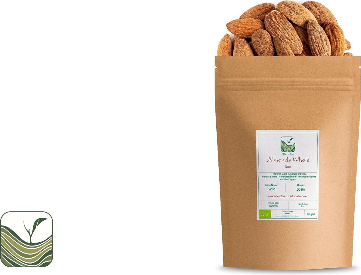 Amandelen Geheel Biologisch Ongezouten Rauw - 250g