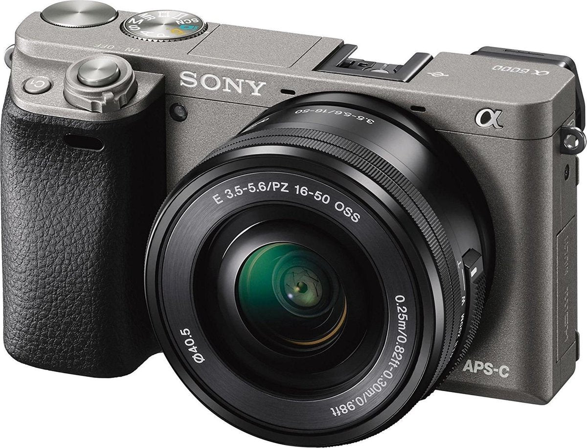 Sony A6000 + E PZ 16-50mm f/3.5-5.6 OSS - Grafietgrijs