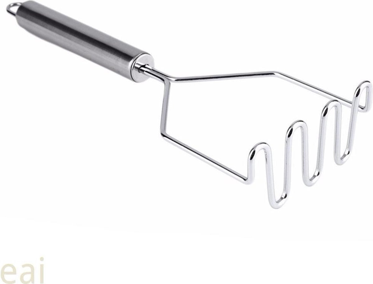Doodadeals® Aardappelstamper RVS | Pureestamper RVS | Stampot