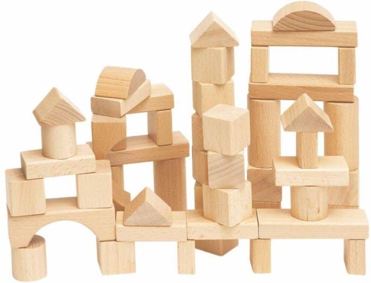 Woody 50 Naturel Bouw Blokken 90650