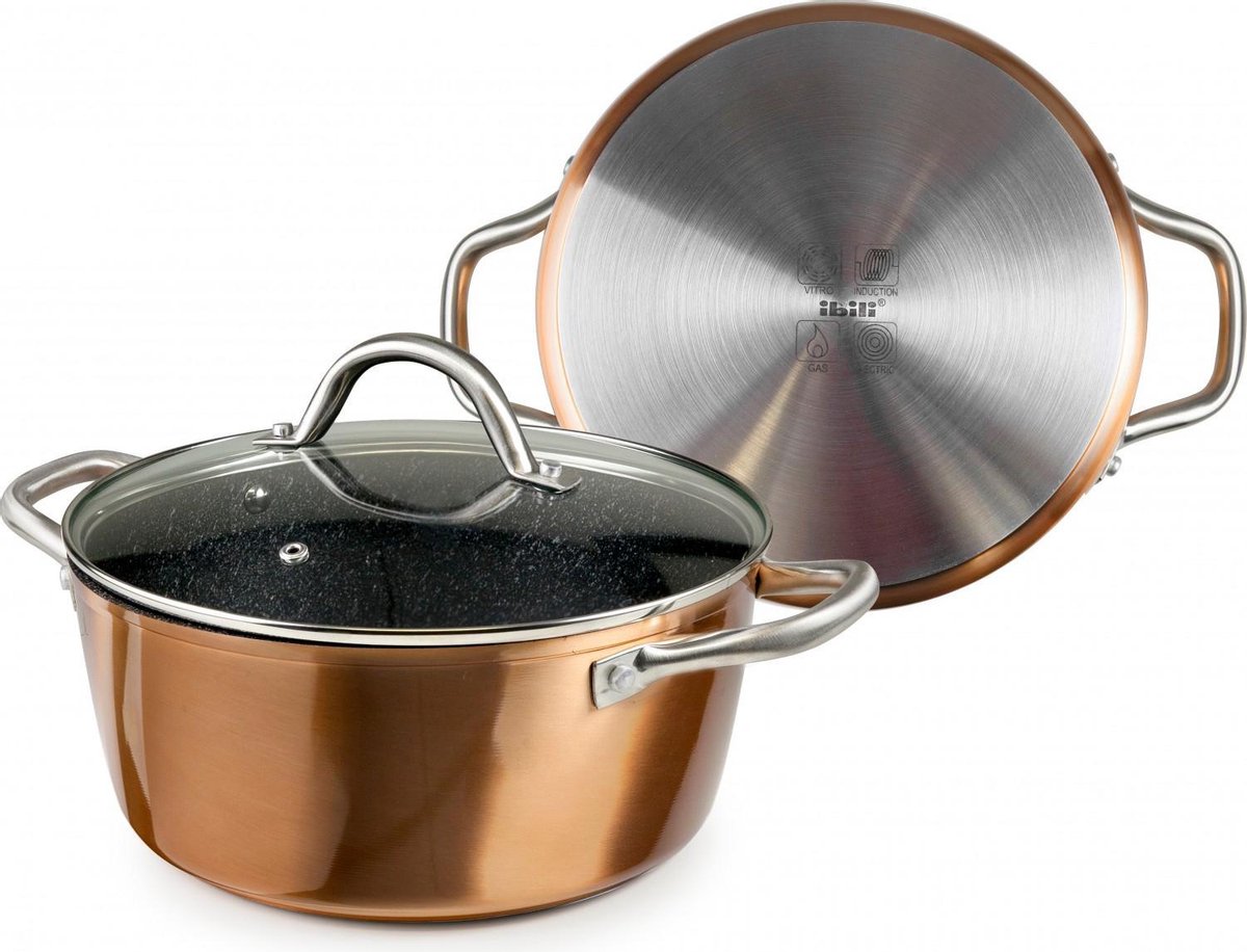 Ibili Natura Copper Kookpot - Ø 28cm
