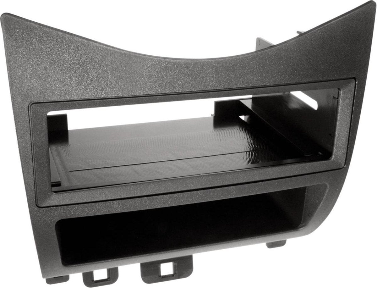 1-DIN Paneel met aflegbakje. Honda Accord 2002-2008 Kleur: Zwart