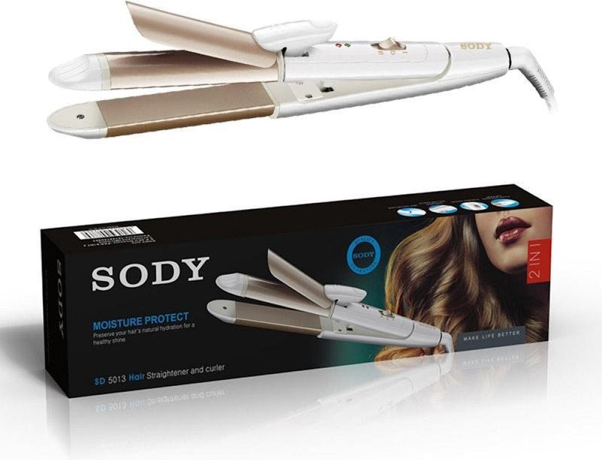SODY Exclusive Moisture Protect 2 in 1 Stijltang #5013