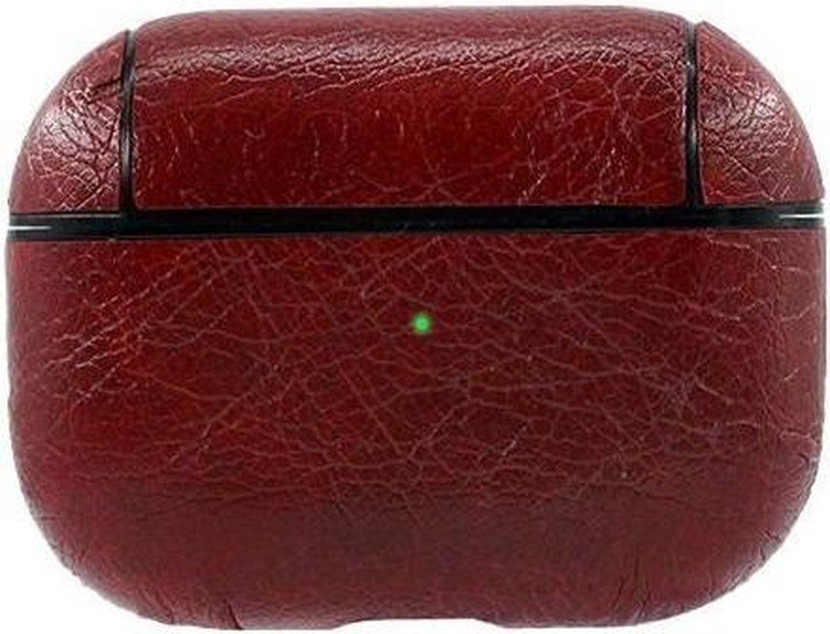 Teleplus Apple Airpods Pro Leather Cover Hook Silicone Case Bodro hoesje
