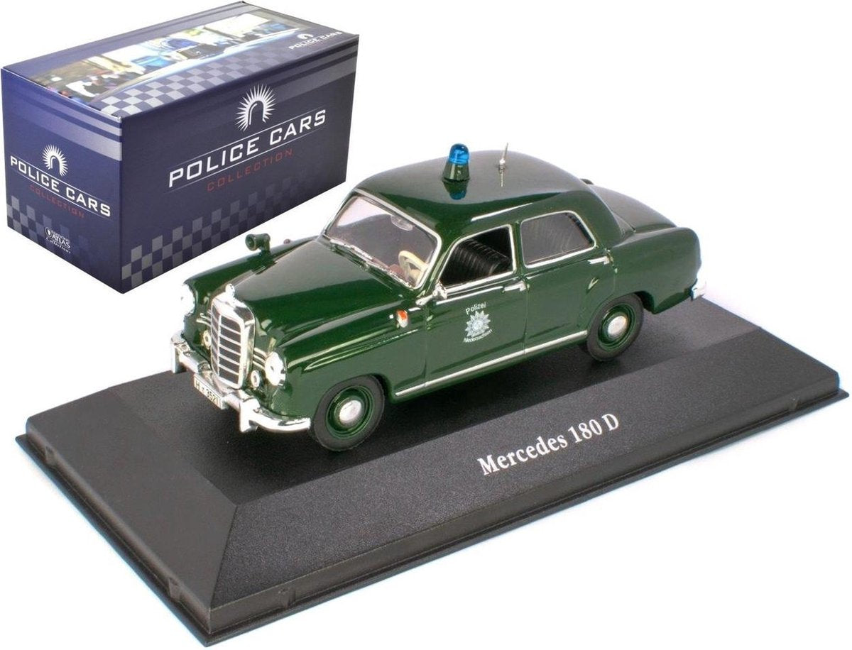 ATLAS Mercedes Benz 180 D DEUTSCHLAND 1953 - POLICE CAR COLLECTION schaalmodel 1:43