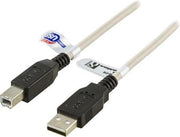 DELTACO USB-210 USB-A naar USB-B - USB 2.0 - 1 meter