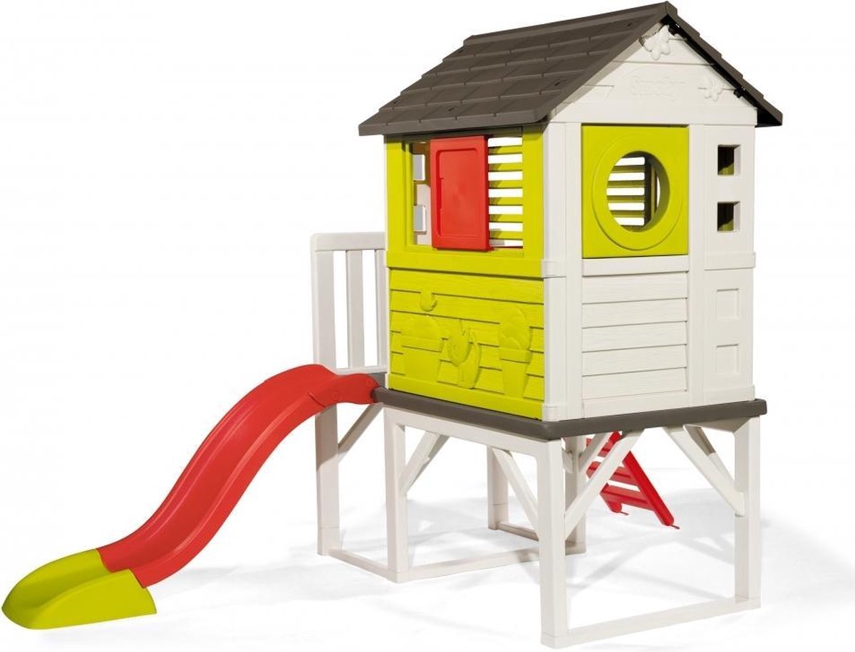 Smoby Paalwoning Met Glijbaan - Speelhuis