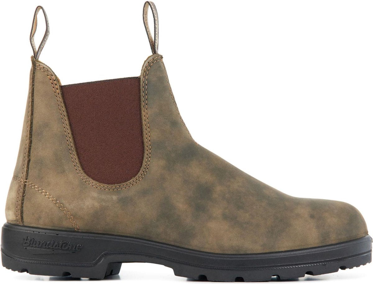 BLUNDSTONE Mannen Nubuck  Chelsea boots / Laarzen / Herenschoenen Classic rustic - Bruin - maat 46