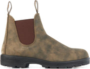 BLUNDSTONE Mannen Nubuck  Chelsea boots / Laarzen / Herenschoenen Classic rustic - Bruin - maat 46
