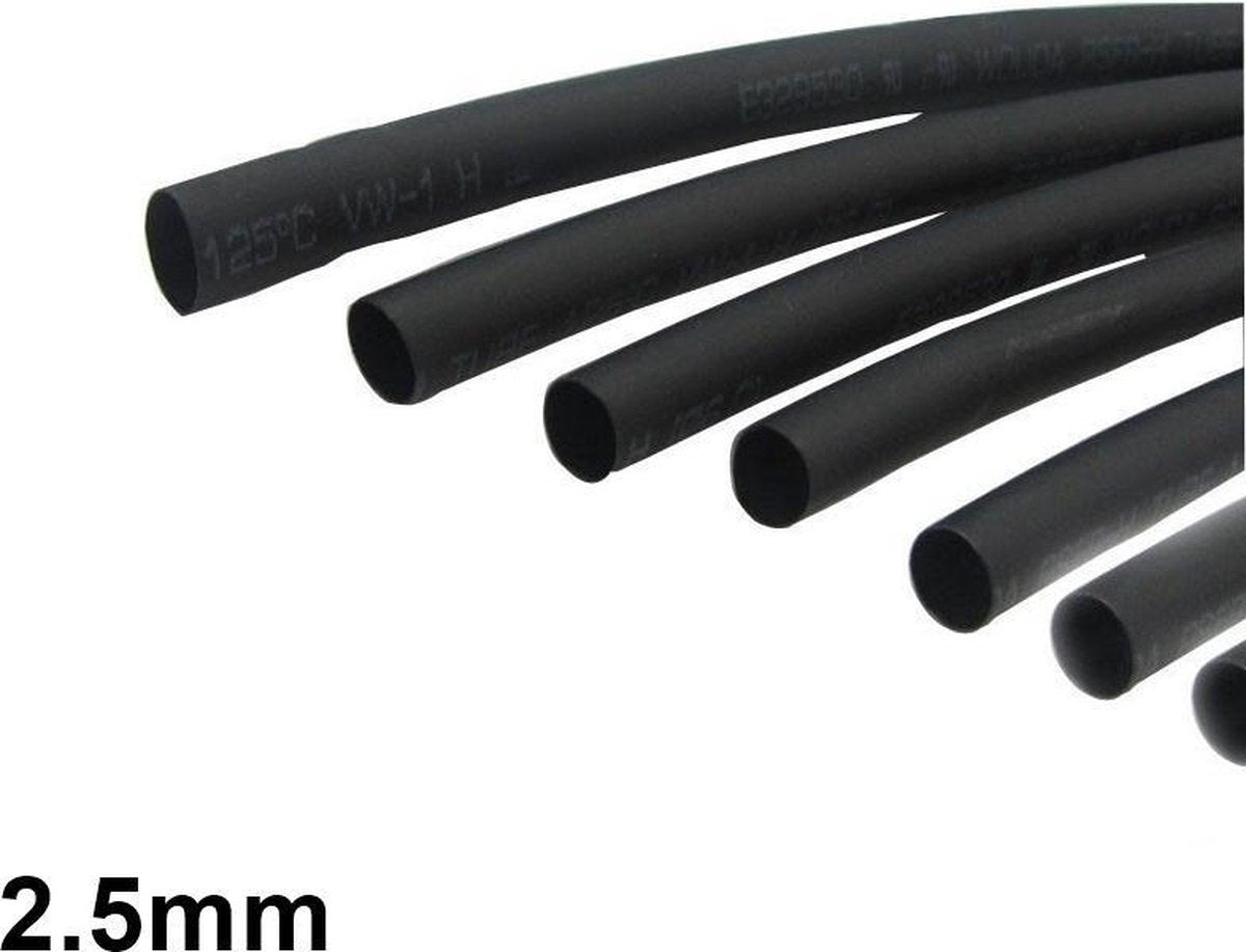 5 Meter - 2.5mm - Krimpkous Warmkrimp Heat Shrink Heatshrink