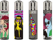 Clipper Aansteker - Hippie Girls - 4 stuks