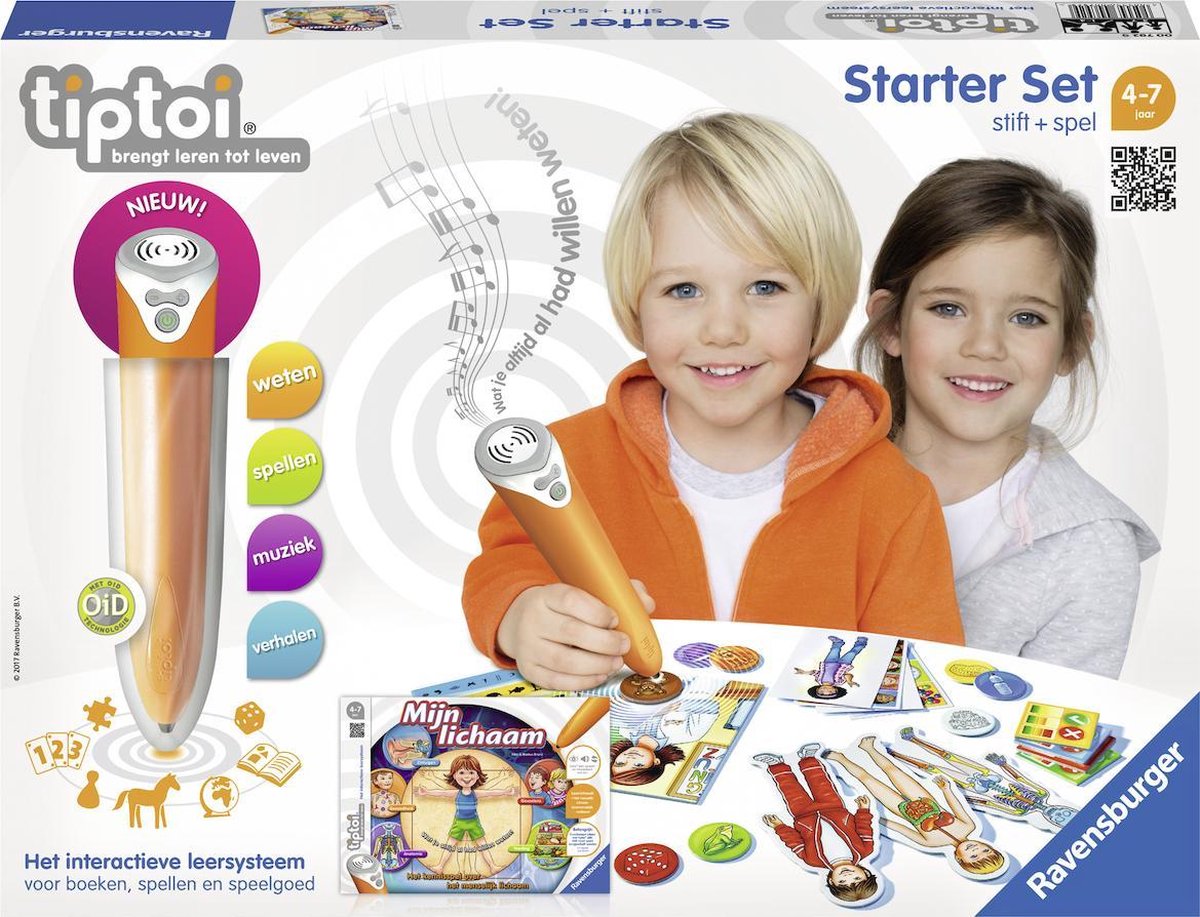 Ravensburger tiptoi®  Starterset spel Mijn lichaam