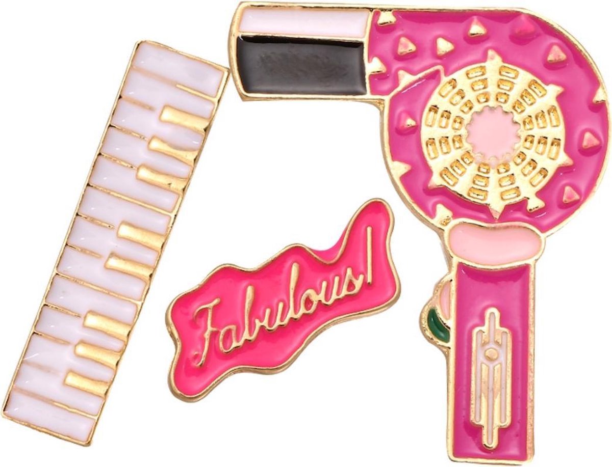 Pins set - Haardroger