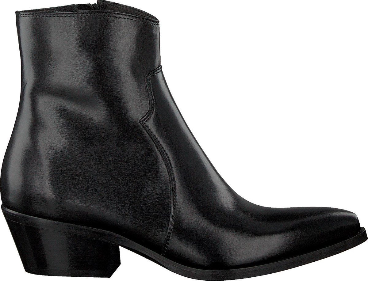 Notre-V 05a-202 Enkellaarsjes - Enkelboots - Dames - Zwart - Maat 39