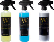 Waxximo Interieur glans VOORDEELSET - Interieur reiniger auto - Cockpitspray glans - Glas reiniger - Dashboard schoonmaken