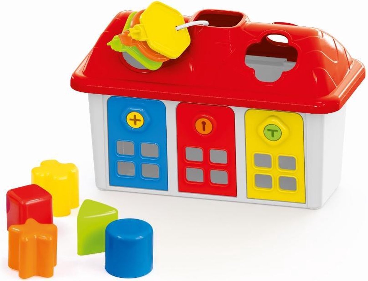 Vormenstoof - Huis - Blokkendoos - Sleutels - speelgoed 1 jaar