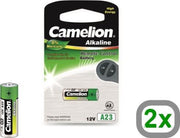 2 Stuks - Camelion A23 23A 12V L1028F Alkaline batterij