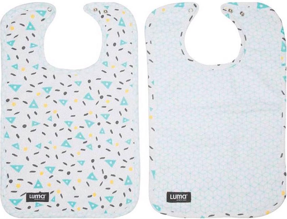 Luma Slab 2 stuks Shapes Mint