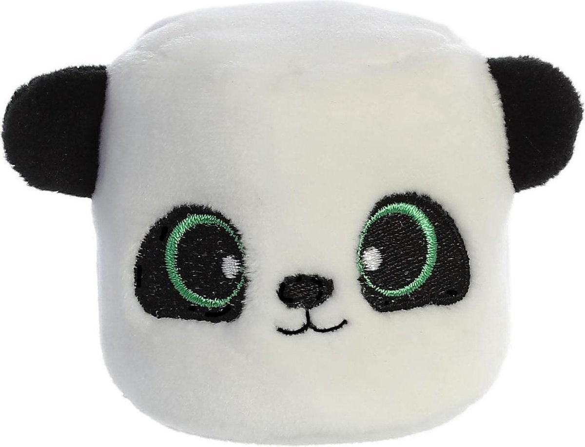 Aurora Mini-knuffel Yoohoo Beanbag 6 Cm Wit/zwart