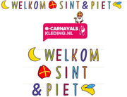 Sinterklaas letterslinger | Welkom Sint & Piet | Sinterklaas decoratie | Sint & Piet