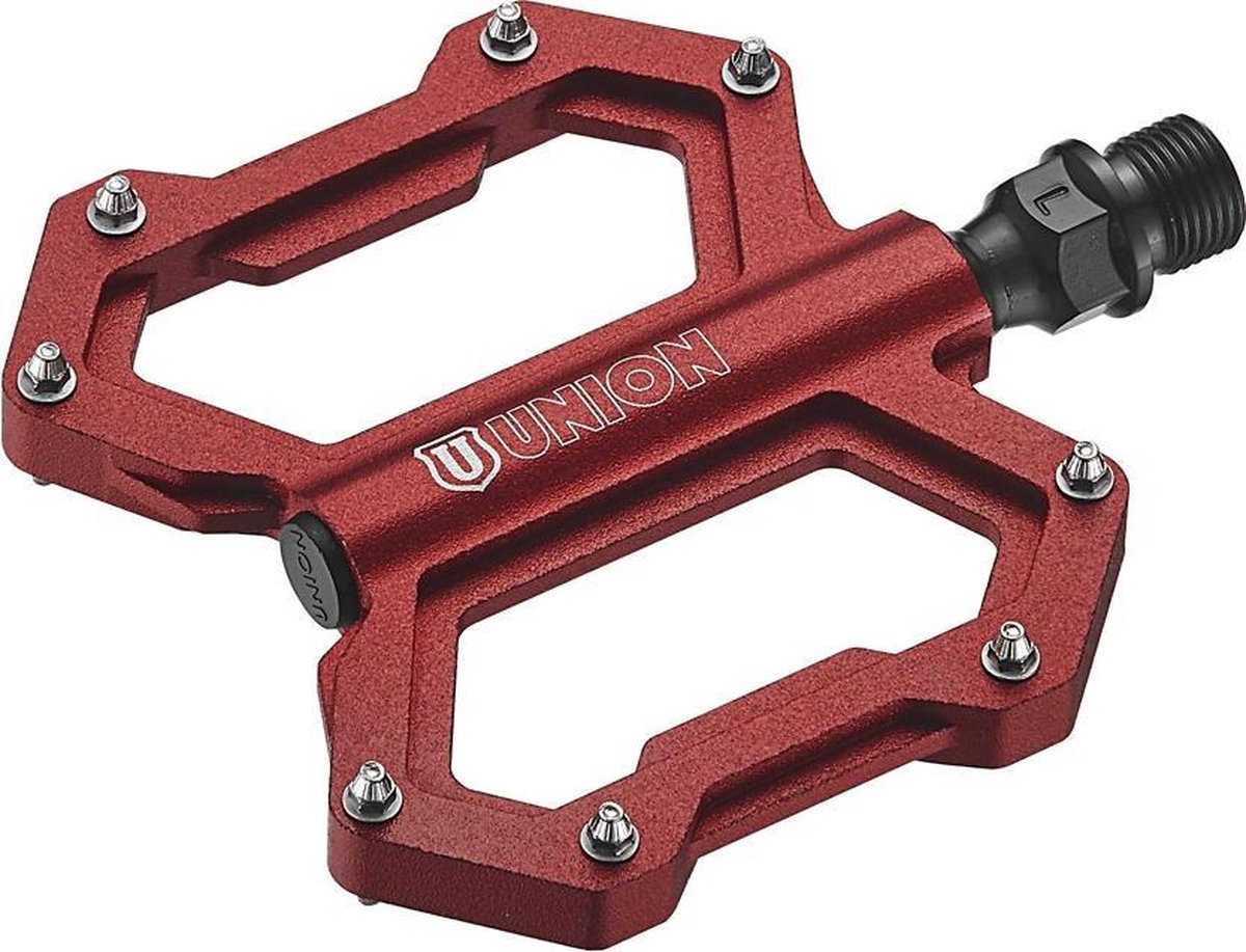 Pedaalset Marwi SP-1210 aluminium Rood BMX Extra-Dun (verpakt in een doosje)