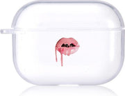 Fashion Lips - Airpods Pro Hoesje - Airpods Pro Hard Cover Case - Airpods Hoesje - Geschikt Voor Airpods Pro - Transparant