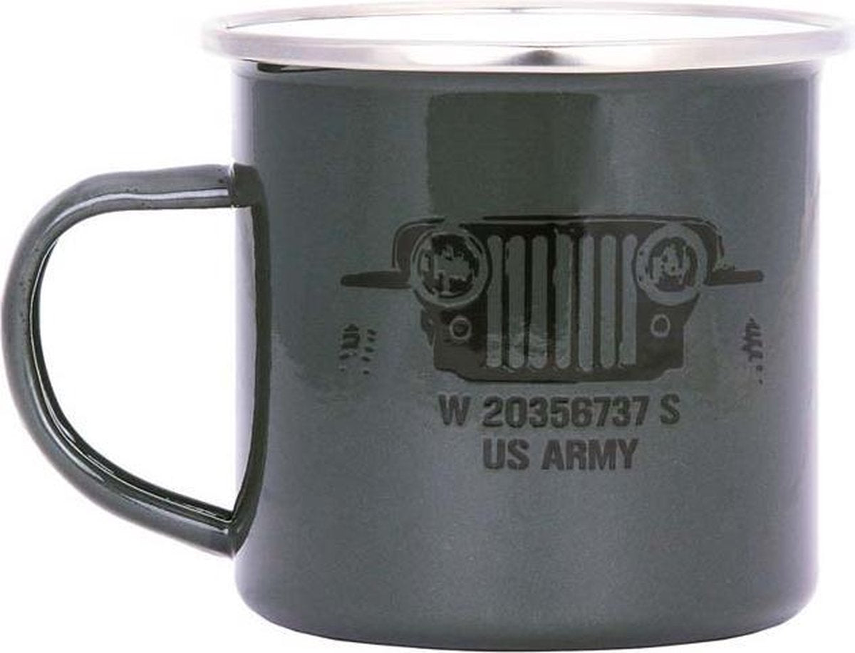 Fostex Emaille mok US Army NVT Green