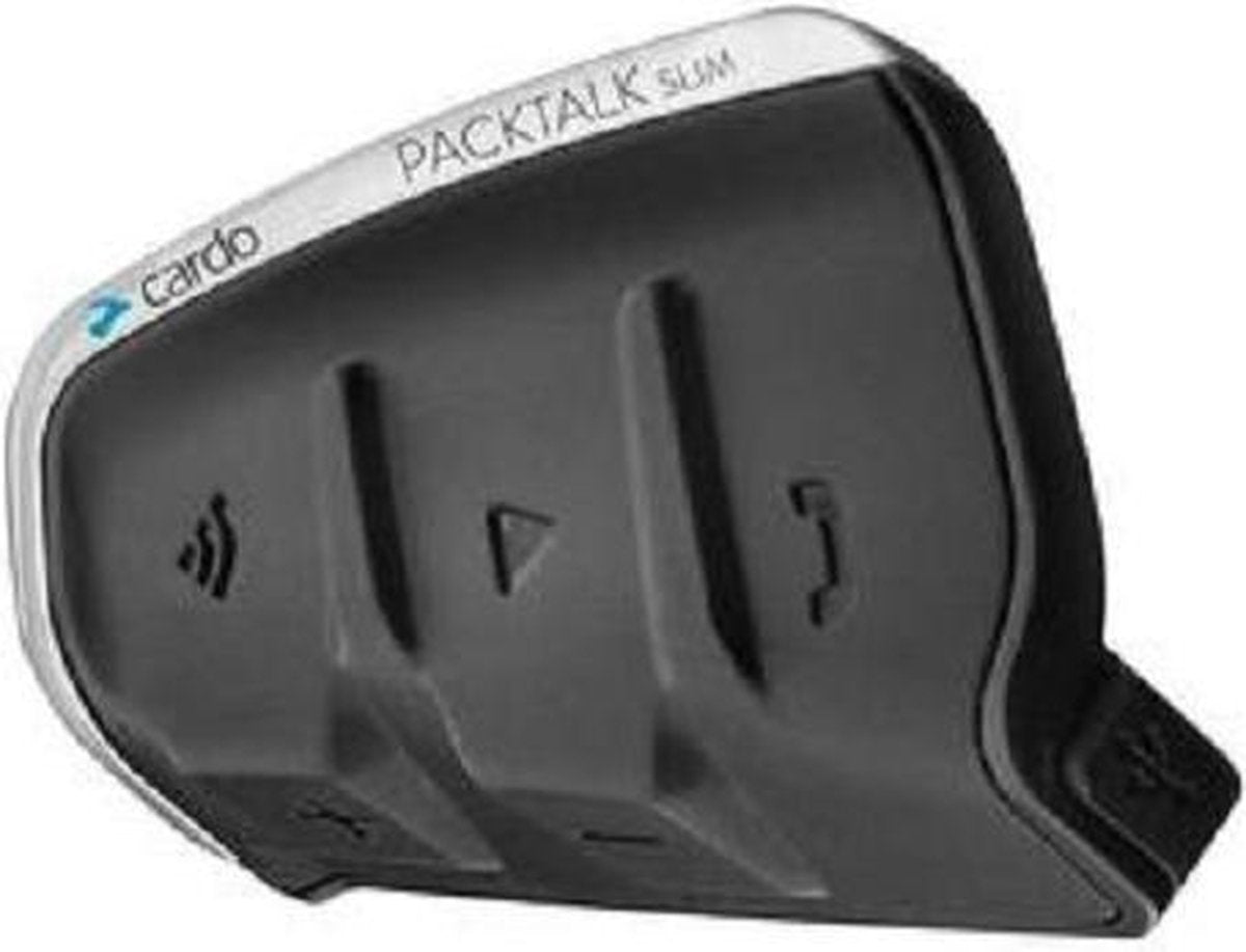 Cardo Packtalk Slim Single JBL  - Motor communicatiesysteem - Bluetooth - 1200 Meter - 1 Stuk(s)