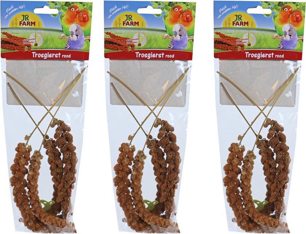 JR Farm parkiet & grote parkiet trosgierst rood