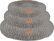 M-pets Hondenkussen Rond 90 Cm Pluche Grijs