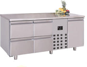Professionele Koelwerkbank | 1 deur & 4 laden | Mono Block | Pro Line | Combisteel | 7489.5365 | Horeca