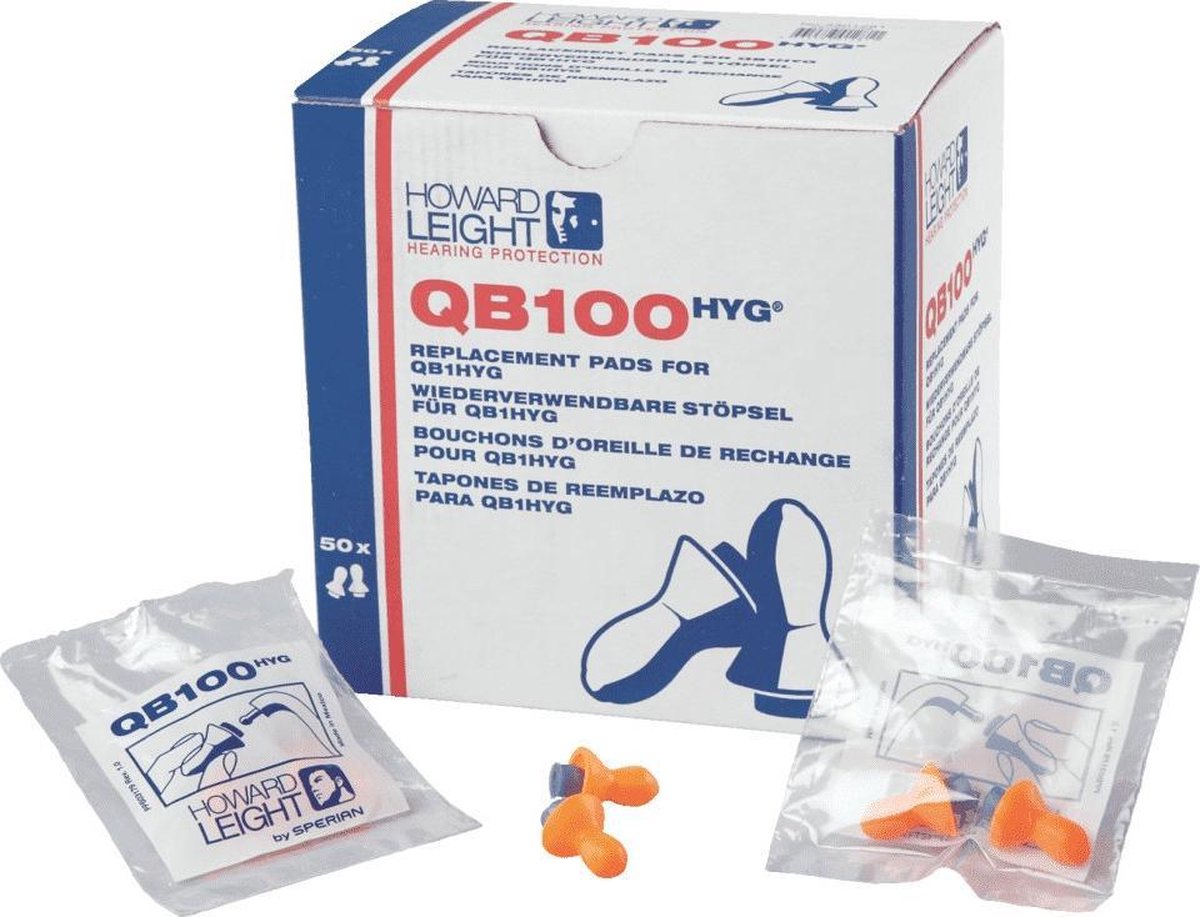 HOWARD LEIGHT Reservedoppen voor QB1 beugel