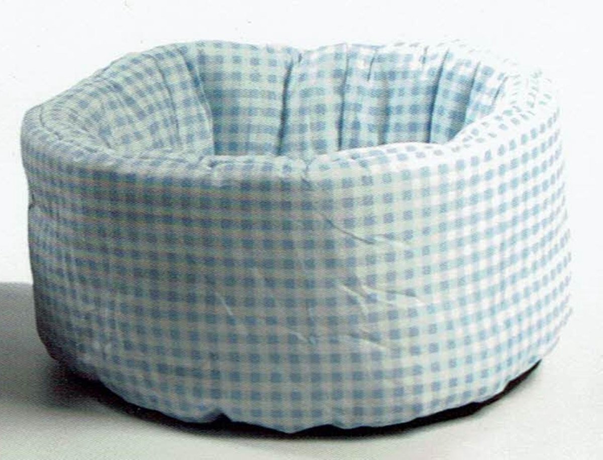 Dierenmand - Doorsnee 35 cm  - Basket - Licht  blauw