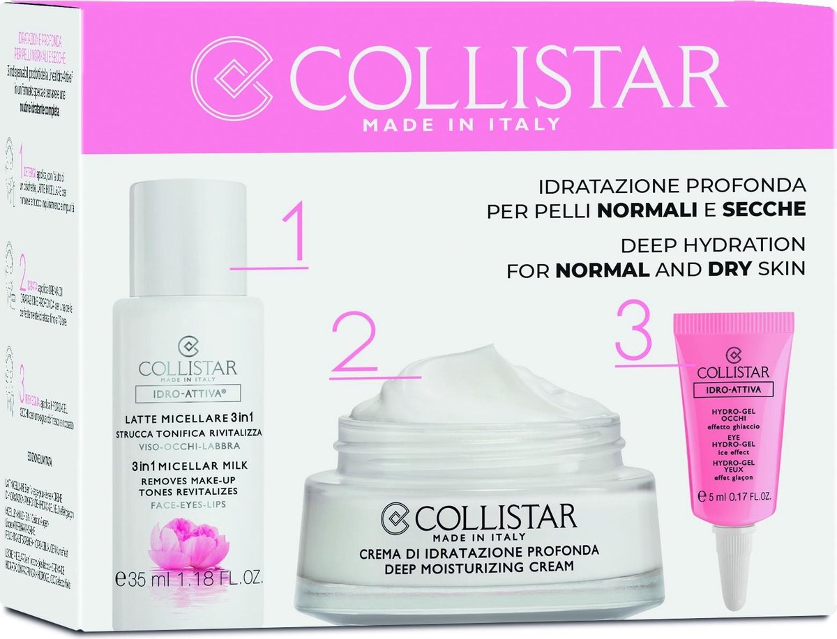 Collistar Deep Moisturizing Cream Gift Set 3 st.