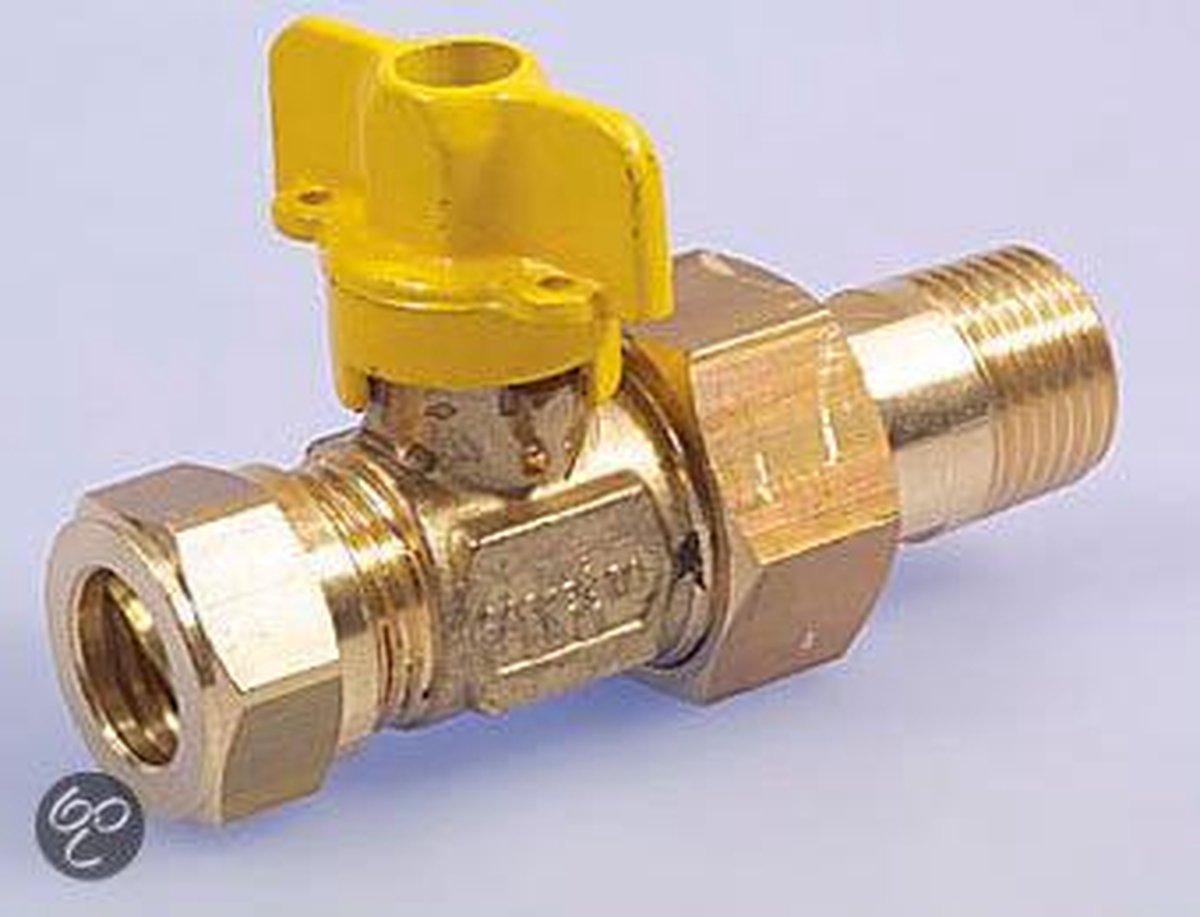 Gaskogelkraan Knel 1/2"X15Mm Plieger Label Gl (G)