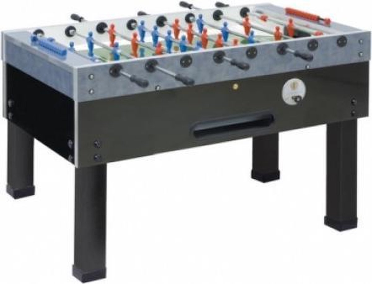 Garlando voetbaltafel Maracana met solid rods. Gemonteerd