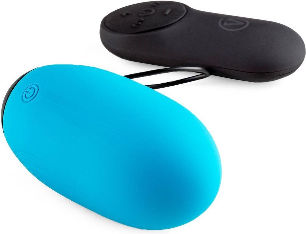 Oplaadbaar Vibrerend Eitje met Remote Control G6 - blauw
