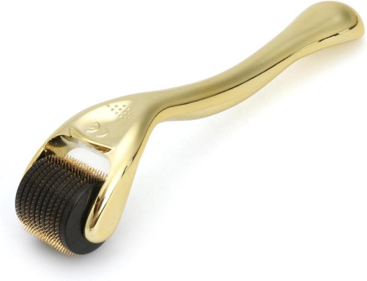 Dermaroller - 540 naalden - 0.5 titanium - Goud - Gezichtsroller