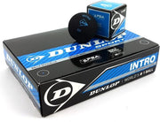 Dunlop INTRO - Squashballen beginner - 12box - zwart