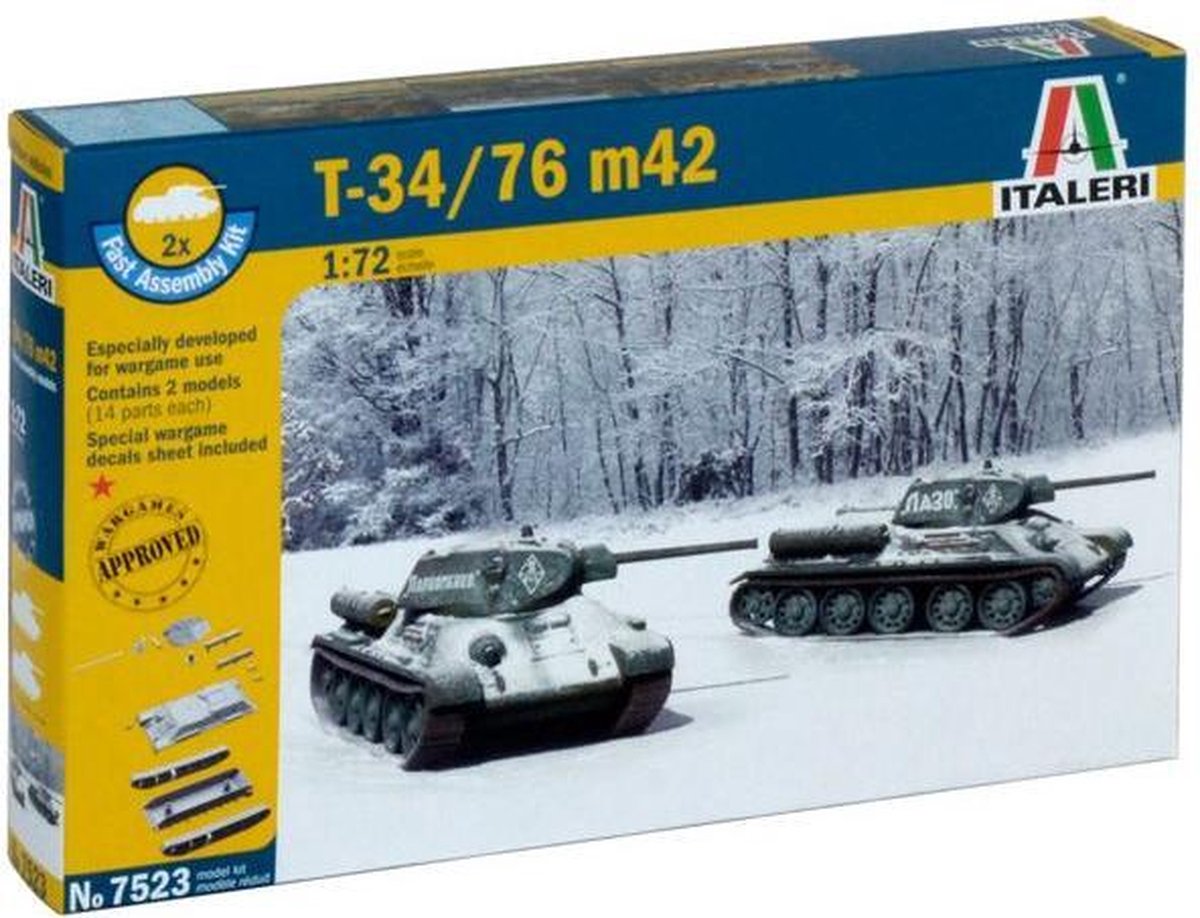 Italeri - T 34 / 76 M42 1:72 (Ita7523s)
