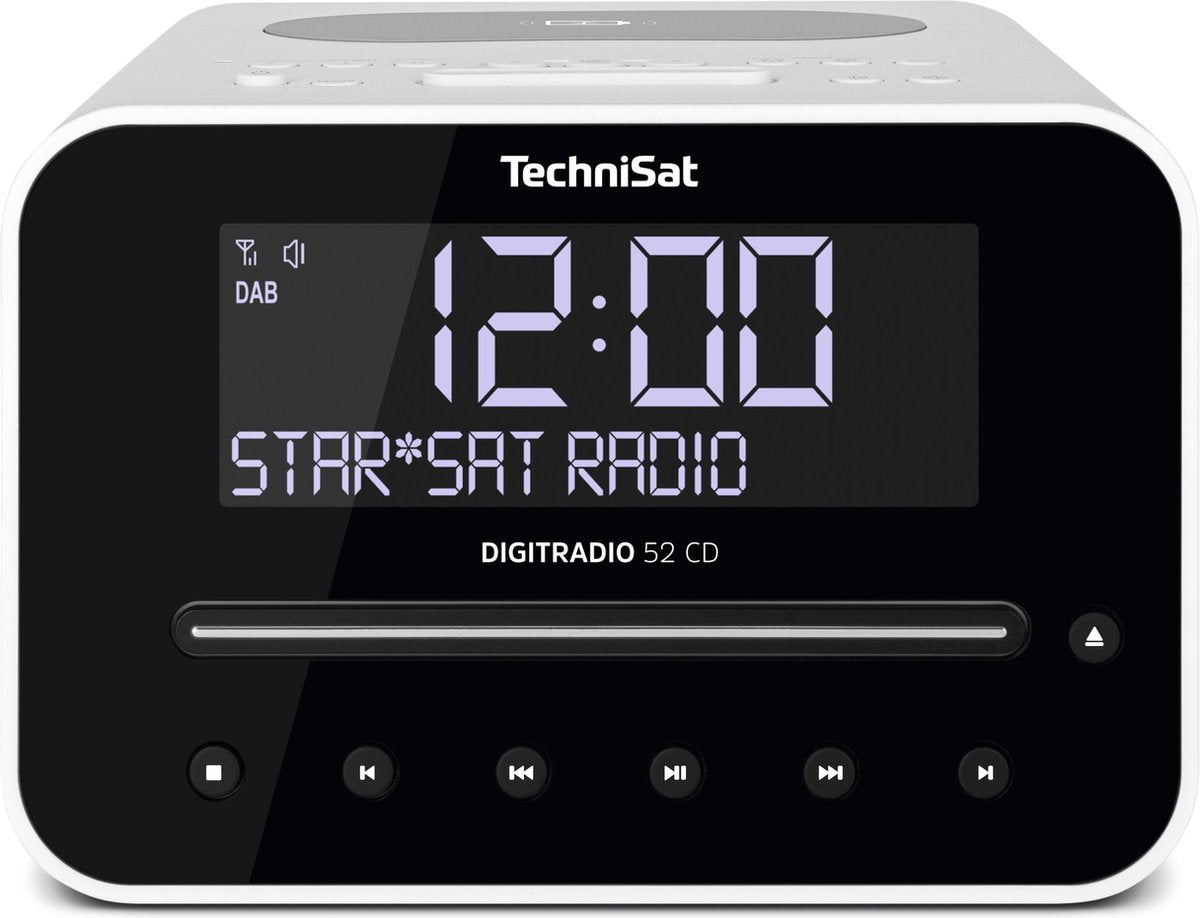 Technisat Digitradio 52 CD - wekkerradio - wit
