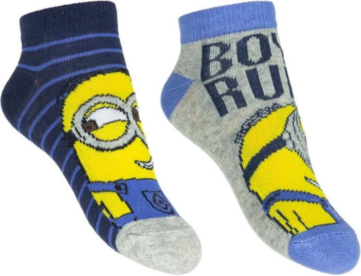 Minions Sokken | 2 Paar | Maat 23-26