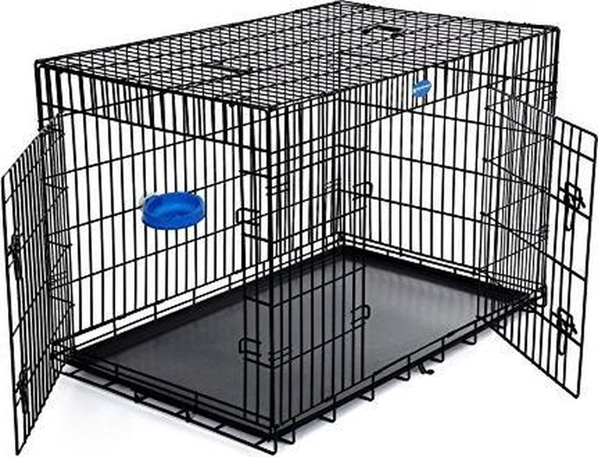Hondenbench zwart 75 x 47 x54 cm